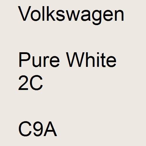 Volkswagen, Pure White 2C, C9A.